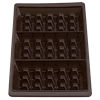 Flexiform Waffel 29x14,5cm 3fach 2er Set braun