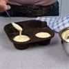 Flexiform Airfryer Muffin 16,7x16,7cm braun für 4 Muffins