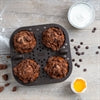 Flexiform Airfryer Muffin 16,7x16,7cm braun für 4 Muffins