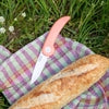 Picknick-Messer peach mit Keramikklinge