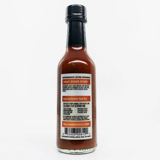 Bourbon Habanero Barbecue Hot Sauce von Hell-Fire-Dertroit ~ 118ml