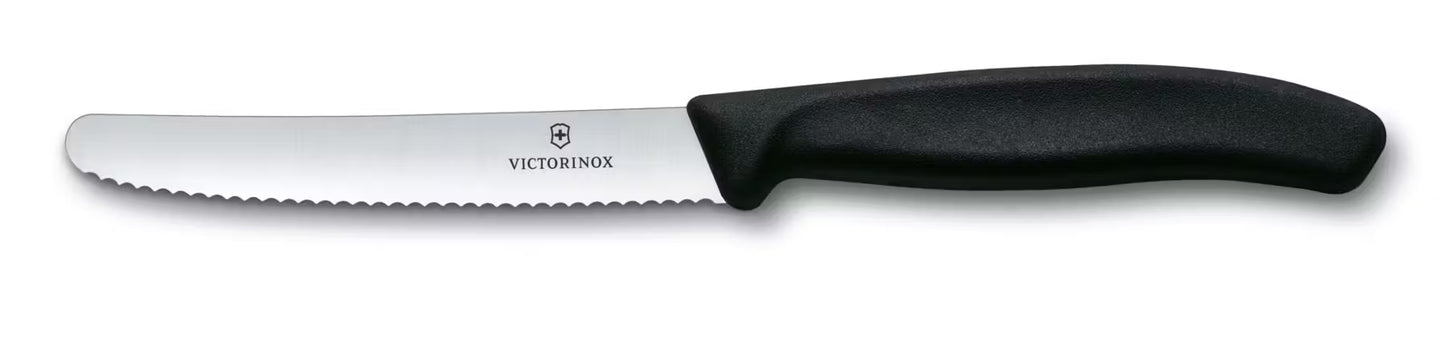 Tomatenmesser schwarz Swiss Classic