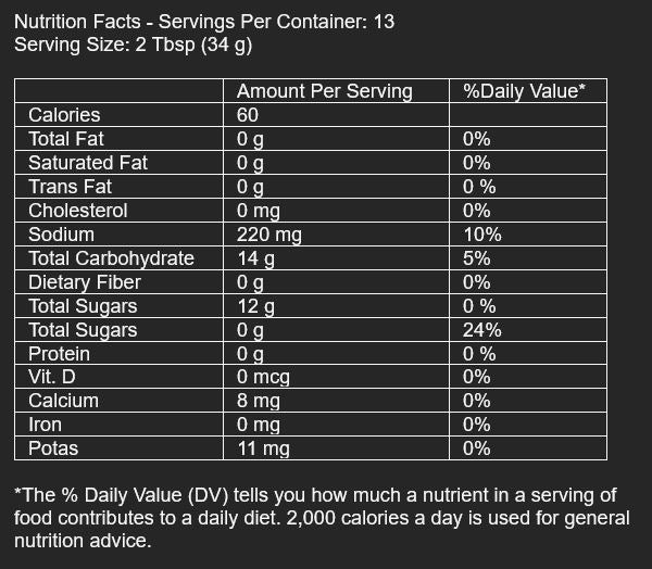 BBQ Sauce Honey Barbecue Hot - 440 gr.