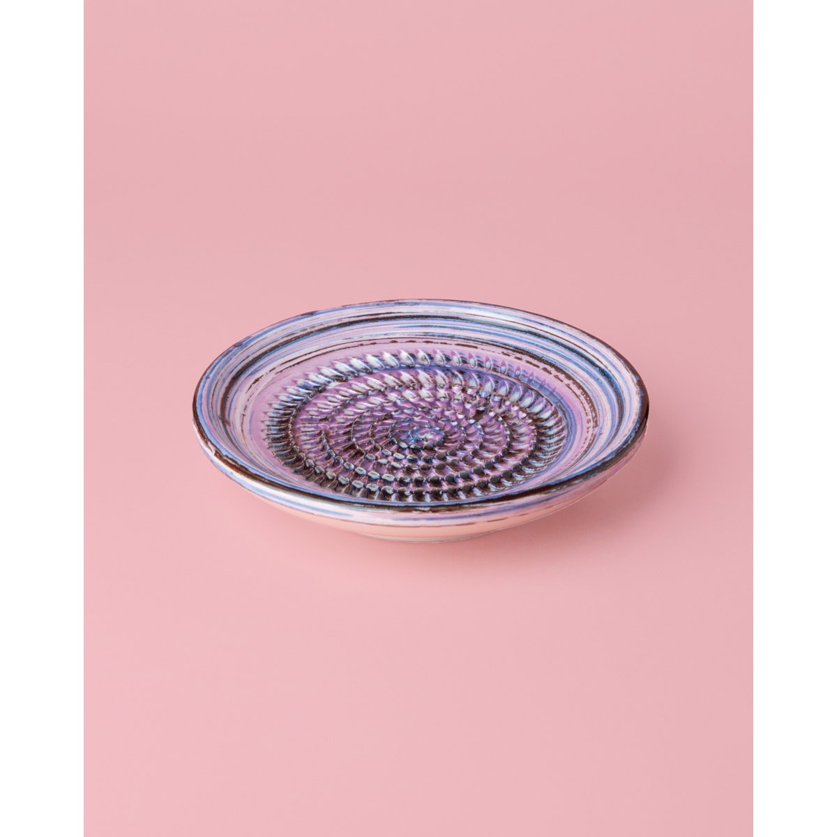 Keramikreibe "Lavendel" 12cm für Knoblauch, Ingwer & Gewürze