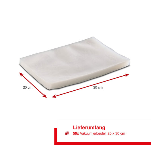 Vakuumierbeutel 50 Beutel 20x30 cm transparent