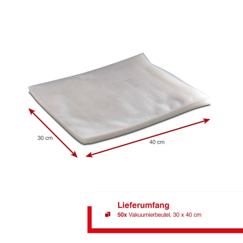Vakuumierbeutel 50 Beutel 30x40 cm transparent