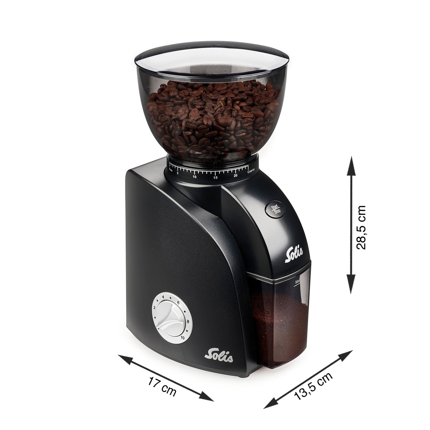 Kaffeemahlwerk mit 24 Mahlgraden + Zero Static Scala Zero Static