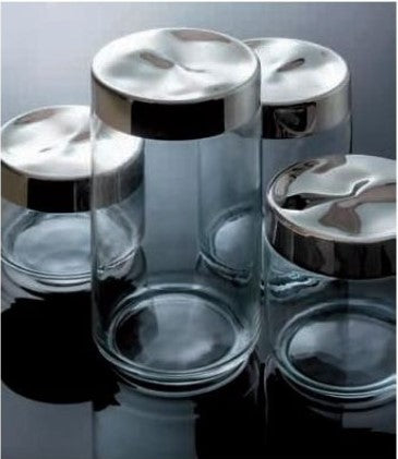 Dose Julietta 1 L Glas/Edelstahl