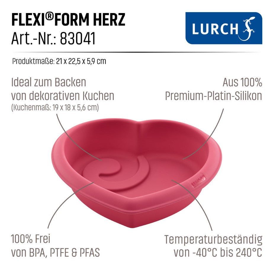Flexiform Herz 19cm cotton can Flexiform