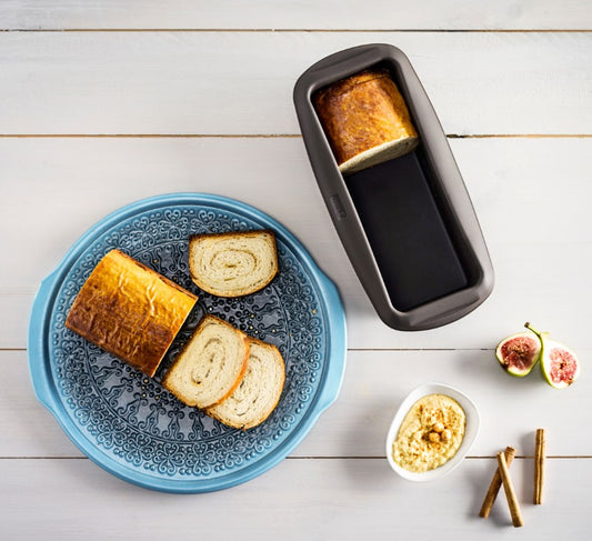 Silikon-Kastenform 25x9x6,5cm - Backform für Brot, Kastenkuchen und mehr