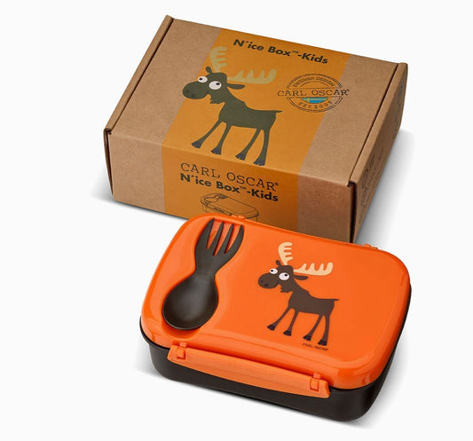 Lunchbox N'ice Box™ - Kids  mit Kühlpack Orange Elch