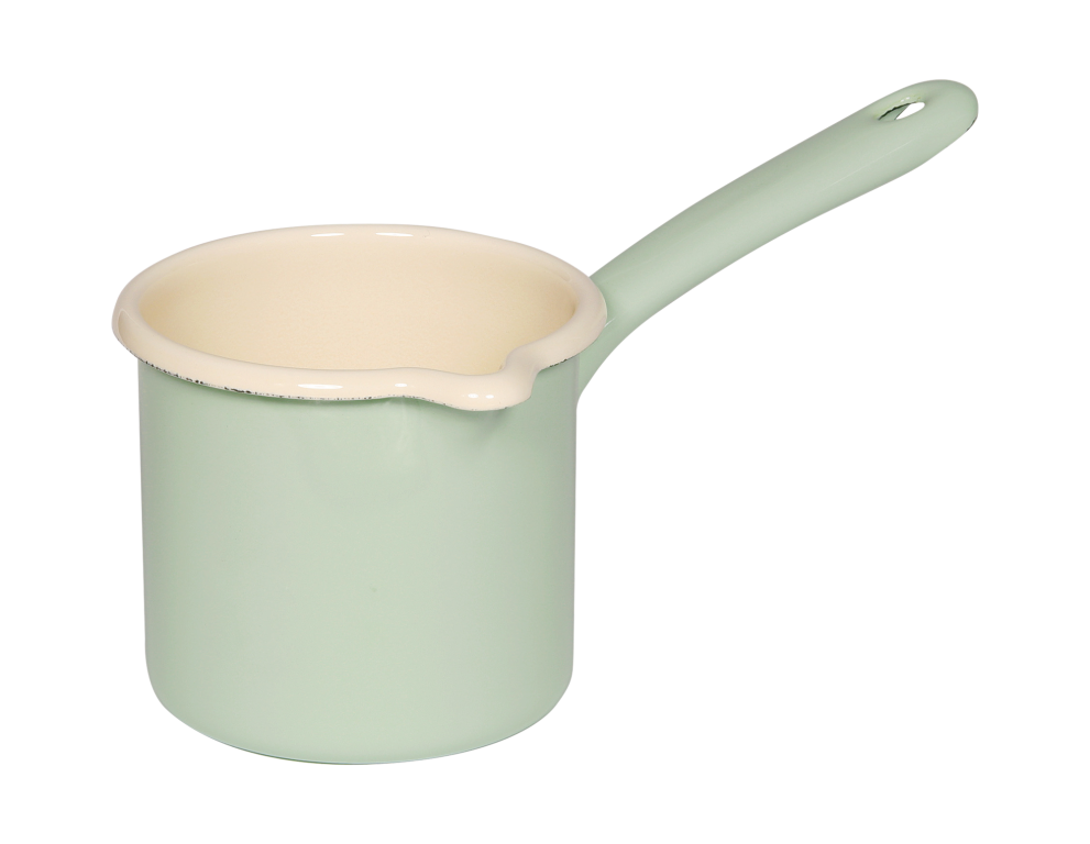 Schnabeltopf mit Stiel 10cm 0,75l nilgrün Bunt