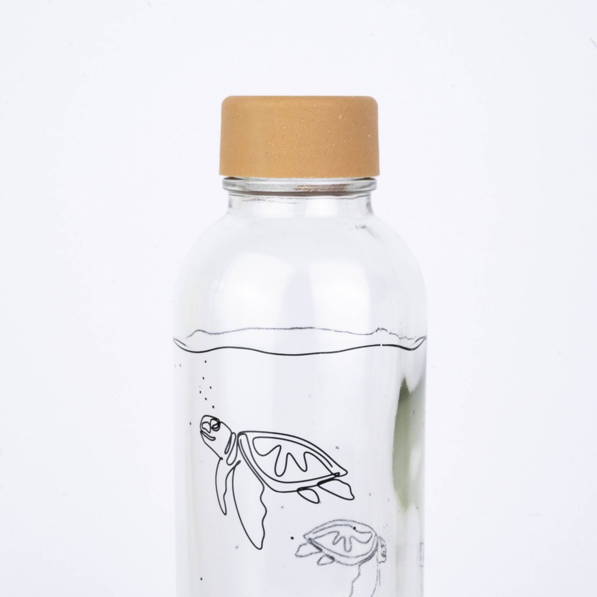 Trinkflasche Glas GO WITH THE FLOW 0,7 l