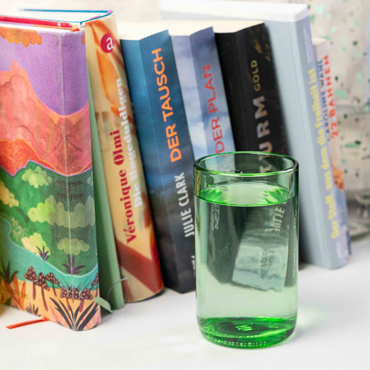 GREEN CARRY GLASS 300 ml Trinkglas 2er Set - RECYCLING