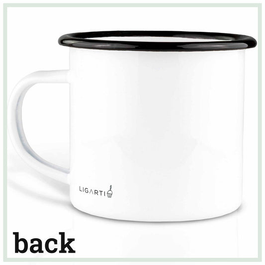 Emailletasse – Mops