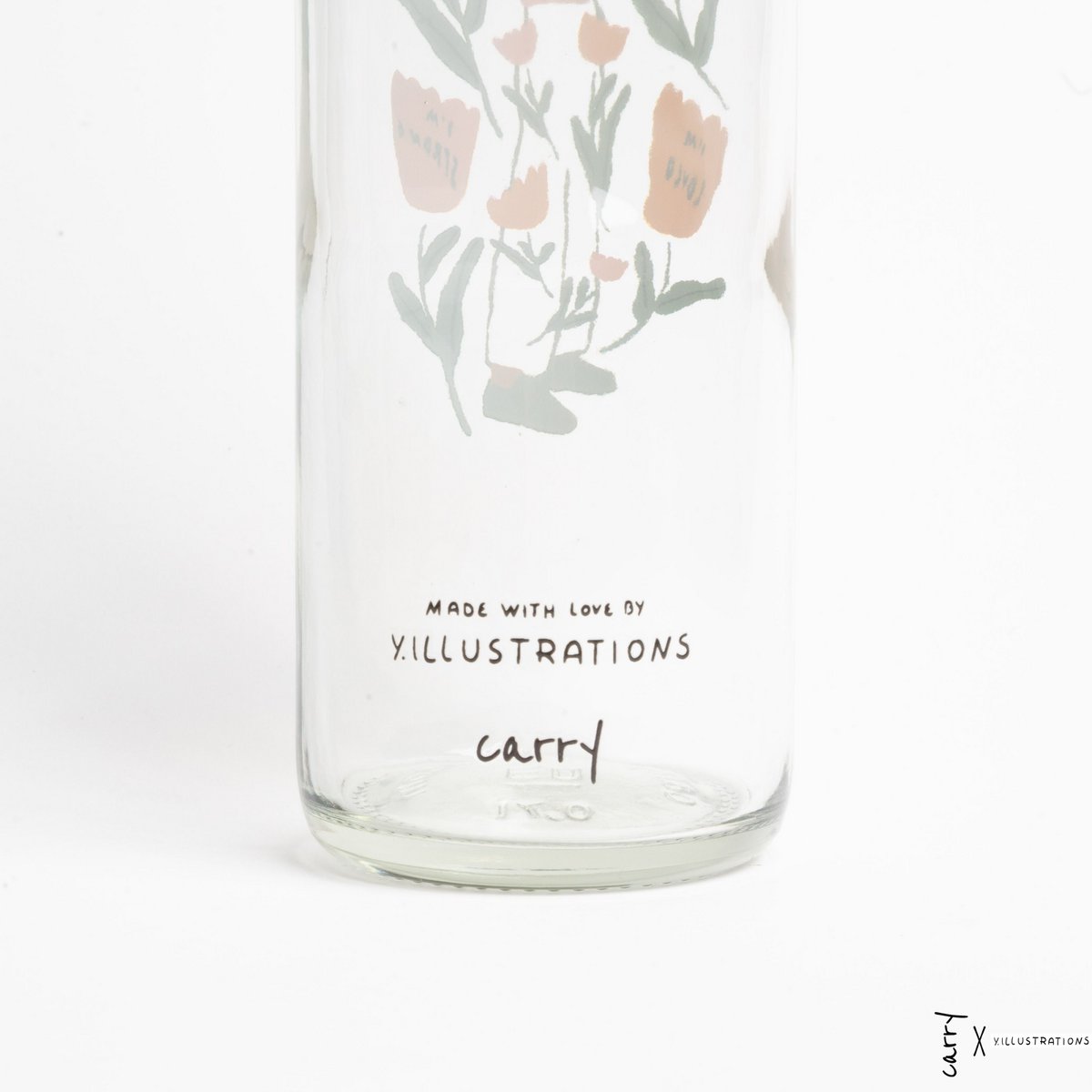 Trinkflasche Glas REMINDER TO MYSELF 0,7 l