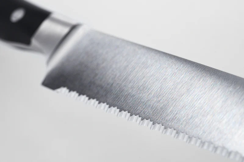 Brotmesser mit Präzisions-Doppelwelle 23cm Classic Ikon schwarz