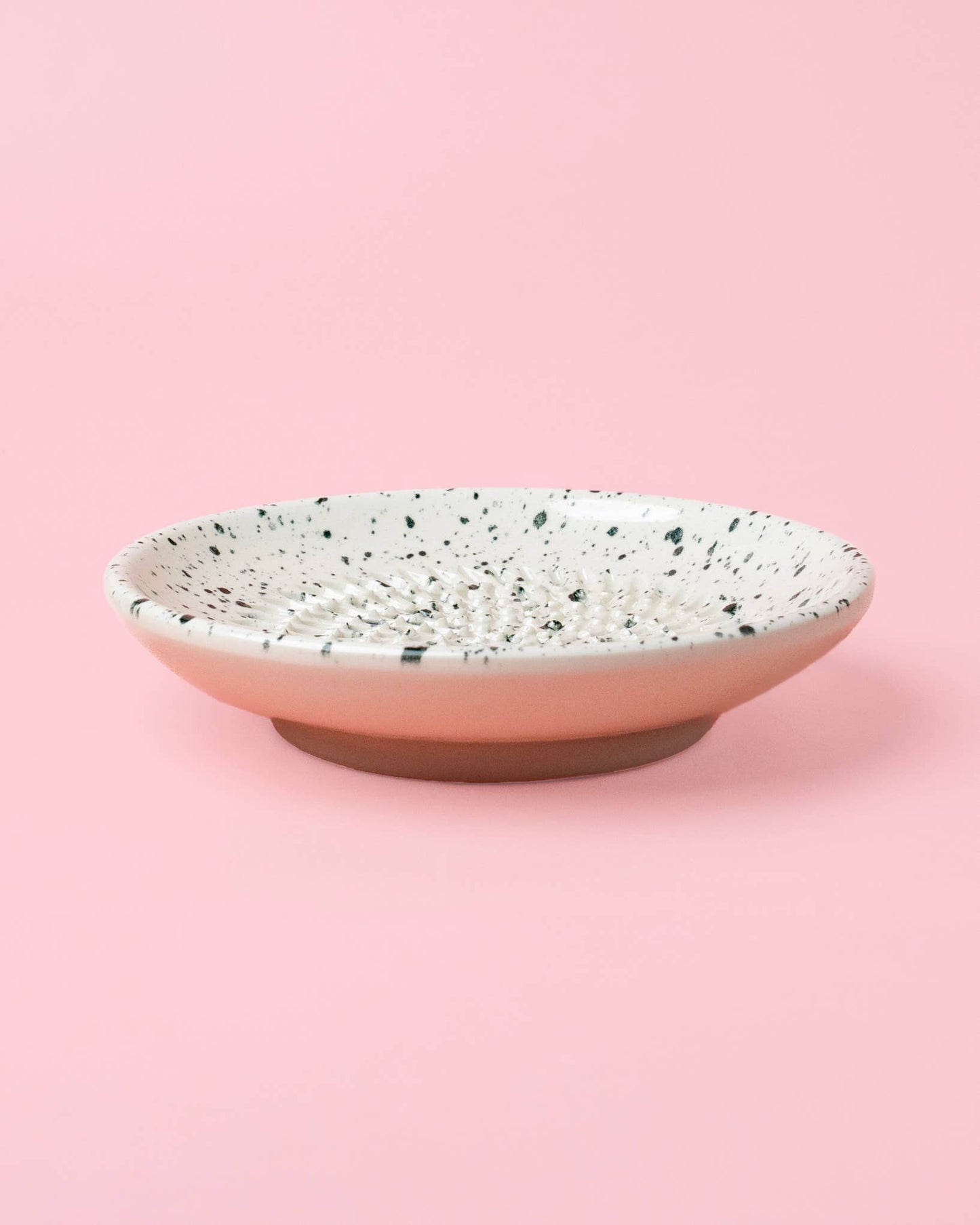Keramikreibe "Granit" 12cm für Knoblauch, Ingwer & Gewürze