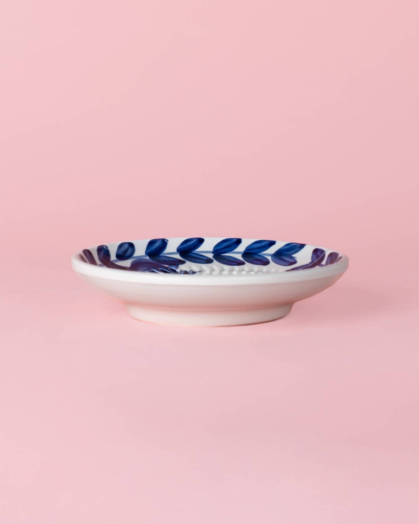 Keramikreibe "Nerja" 12cm für Knoblauch, Ingwer & Gewürze