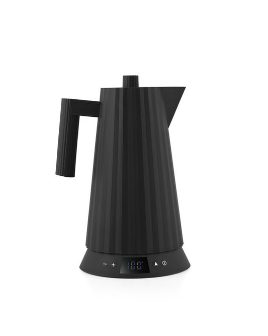 Elektrischer Wasserkessel Plissé schwarz 1,7 L