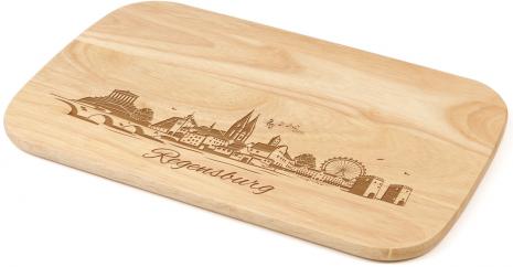 Frühstucksbrett 26x17 Regensburg Gummibaum