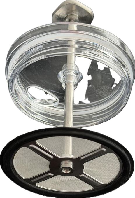 Kaffeebereiter Frenchpress 6 Tassen 800ml Lugano Edelstahl doppelwandig