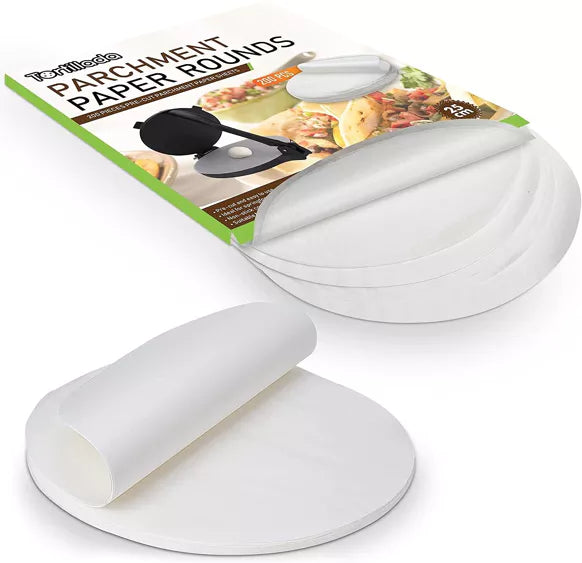 Backpapierbögen / Pergamentpapier Zuschnitte rund (20cm) 200 St.