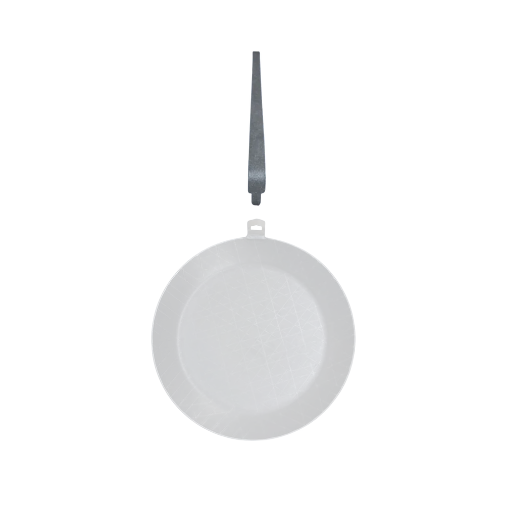 Flex-Pfanne Ø 32+cm H.3,5cm Schmiedeeisern mit Adapter für Flexgriff