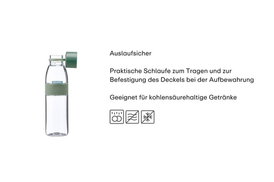 Trinkflasche 0,5l nordic sage Ellipse