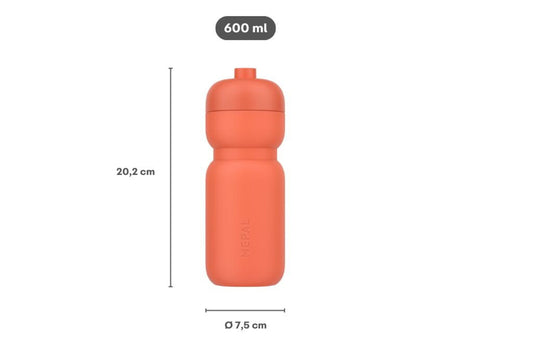 Trinkflasche squeeze 0,6l appl Squeeze