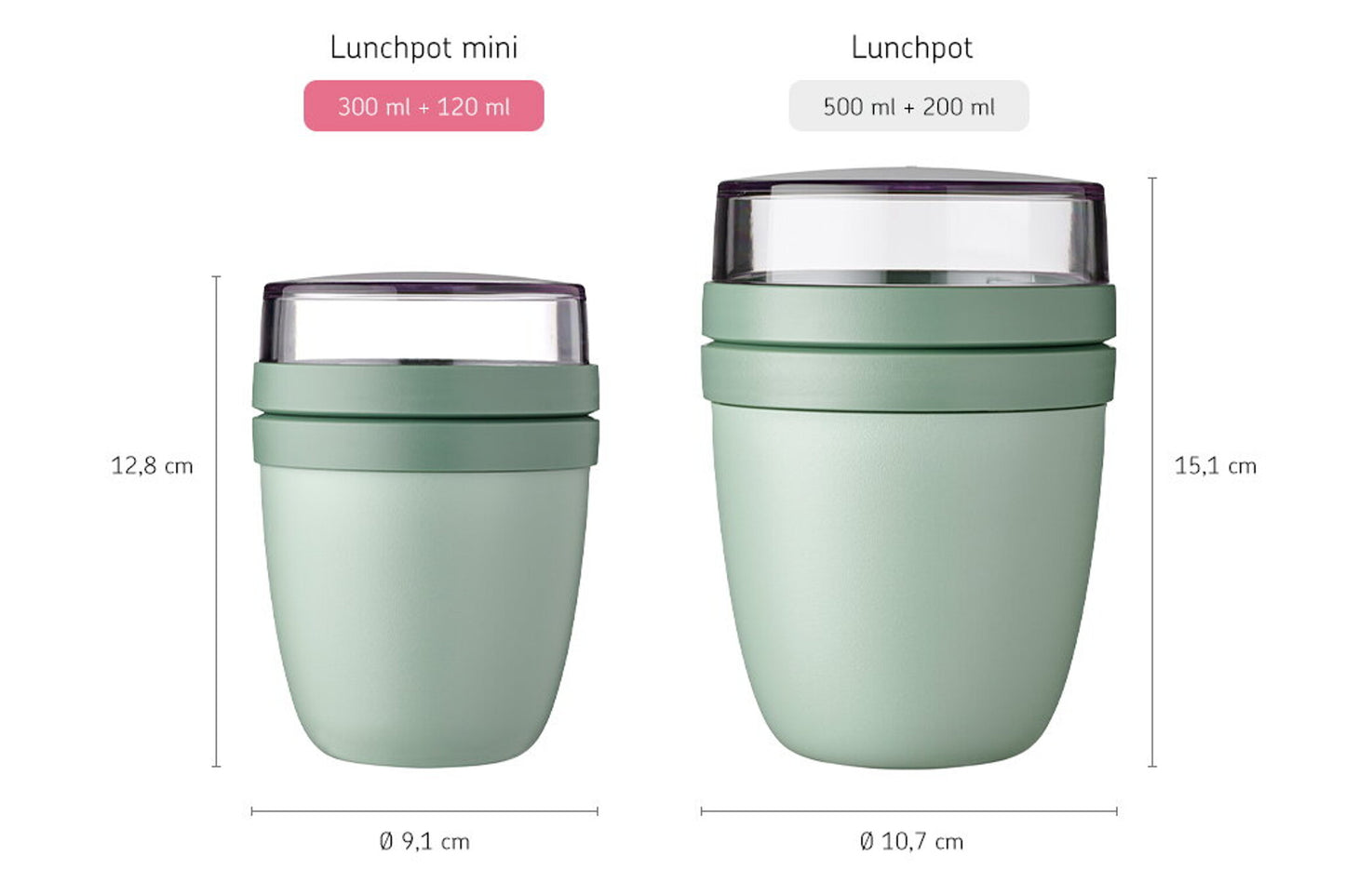 Lunchpot mini vivid mauve Ellipse