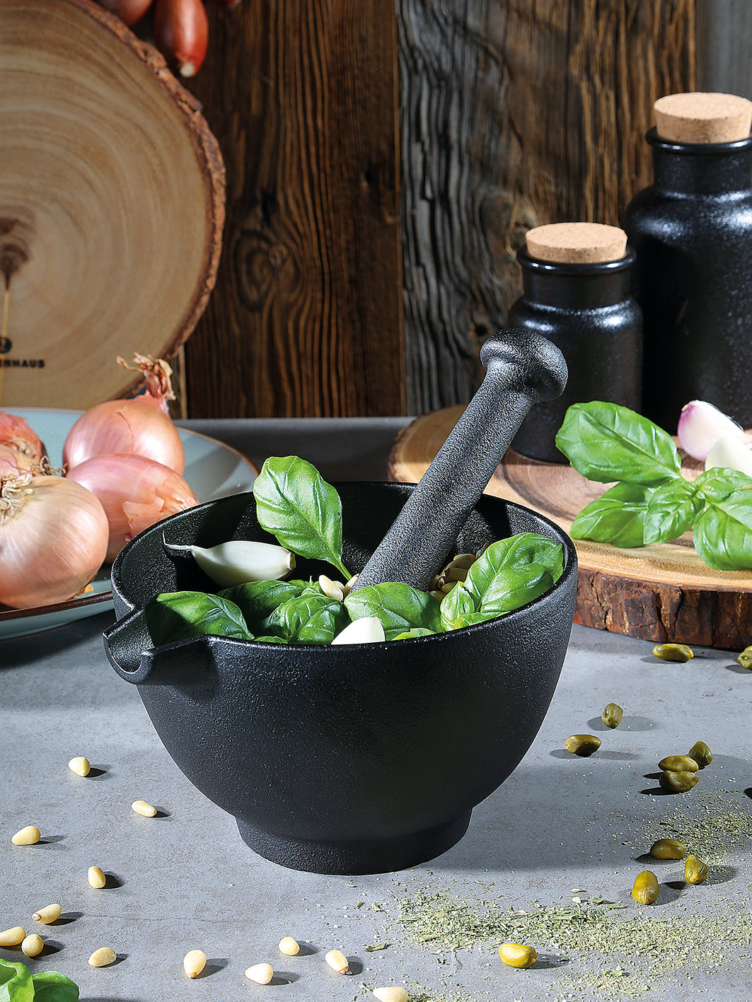 Mörser XL 15,5cm Gusseisen