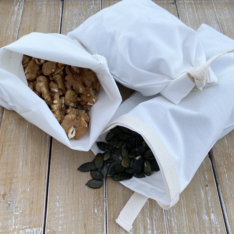 Trio von Mini-Bulk Bag Baumwolle