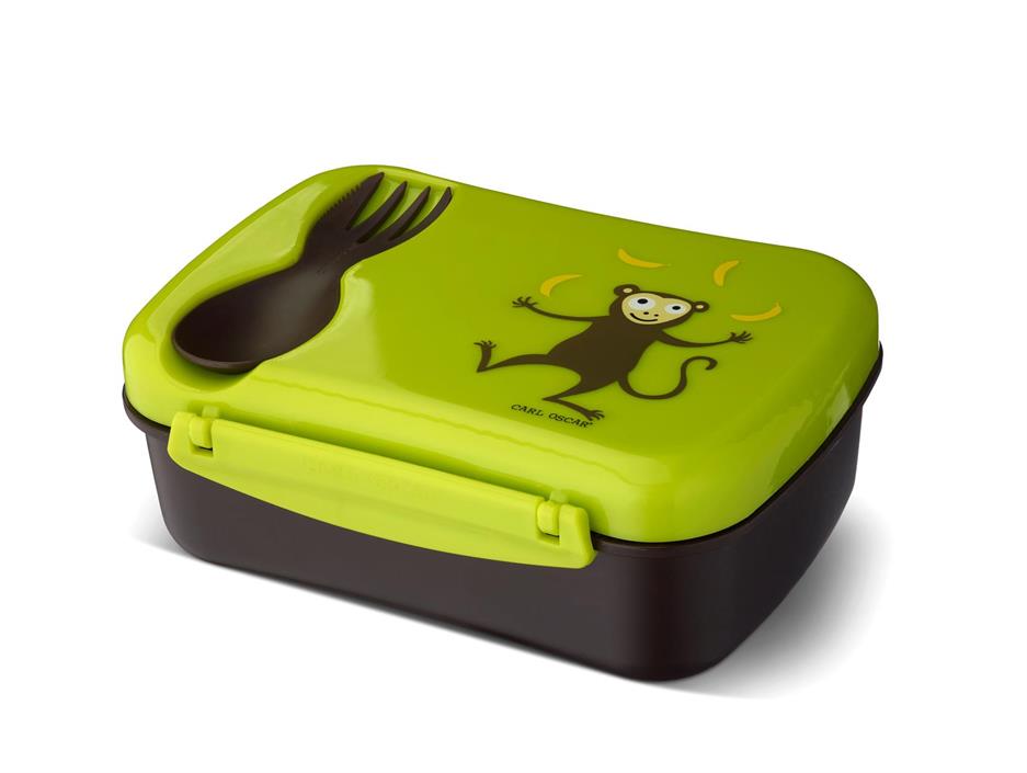 Lunchbox N'ice Box™ - Kids mit Kühlpack Lime Affe