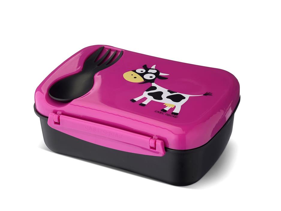 Lunchbox N'ice Box™ - Kids mit Kühlpack Lila Kuh