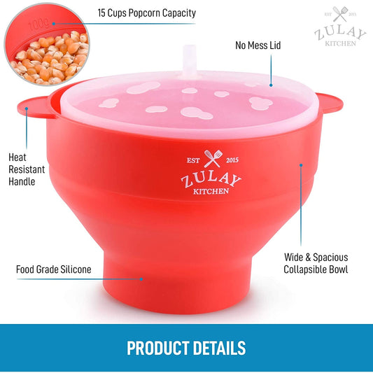 Mikrowellen Popcorn Popper zusammenklappbar