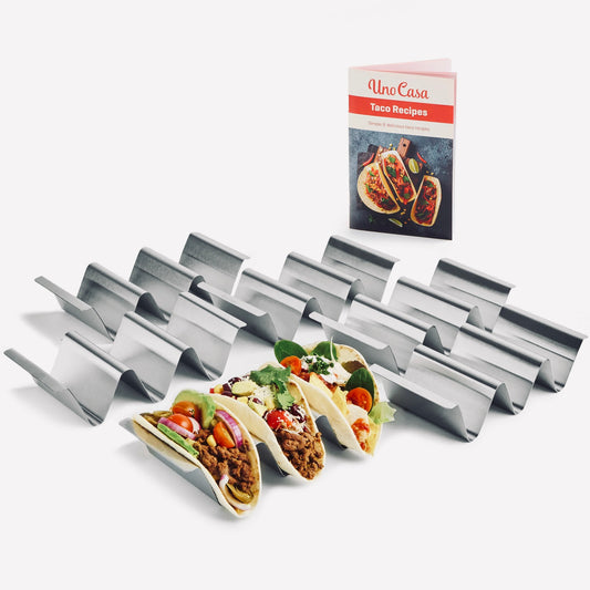 Taco-Halter-Set Edelstahl 6 Stück