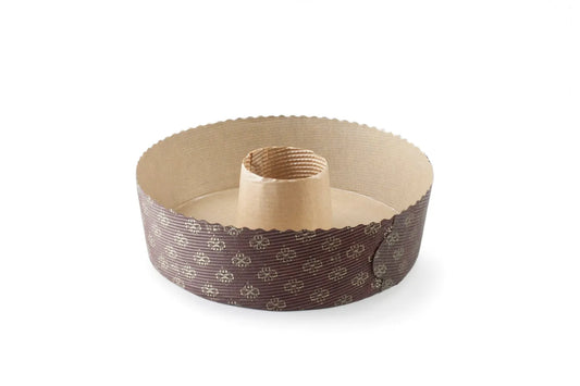 Einweg-Backform Kranz rund d. 20cm h. 6,5cm 4 Stück
