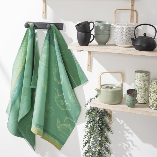Geschirrtuch Jacquard Baumwolle 50x75 cm INSTANT THE VERT