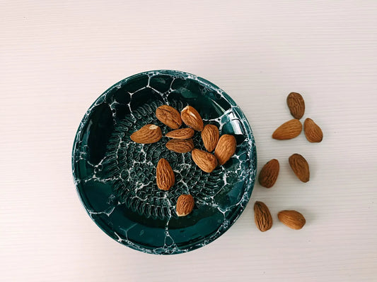 Keramikreibe "Ebano" 12cm für Knoblauch, Ingwer & Gewürze