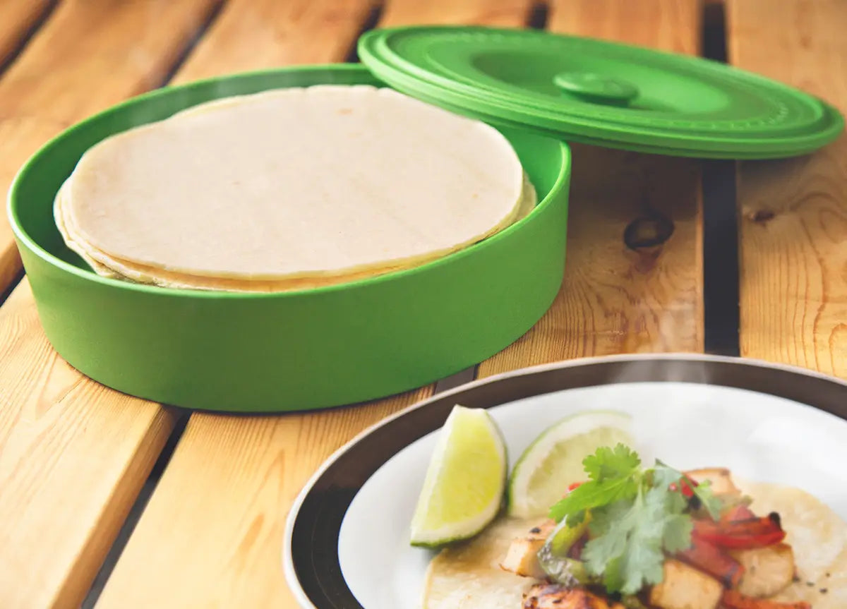 Tortilla-Wärmer grün d. 21cm