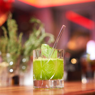 Glastrinkhalm Set 7 tlg. - Länge 20 cm