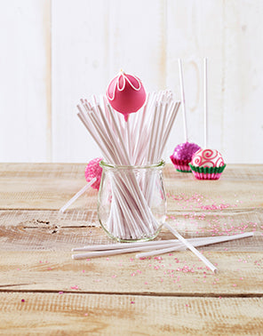 Cake Pop Lolli-Sticks weiß „Easy Baking“