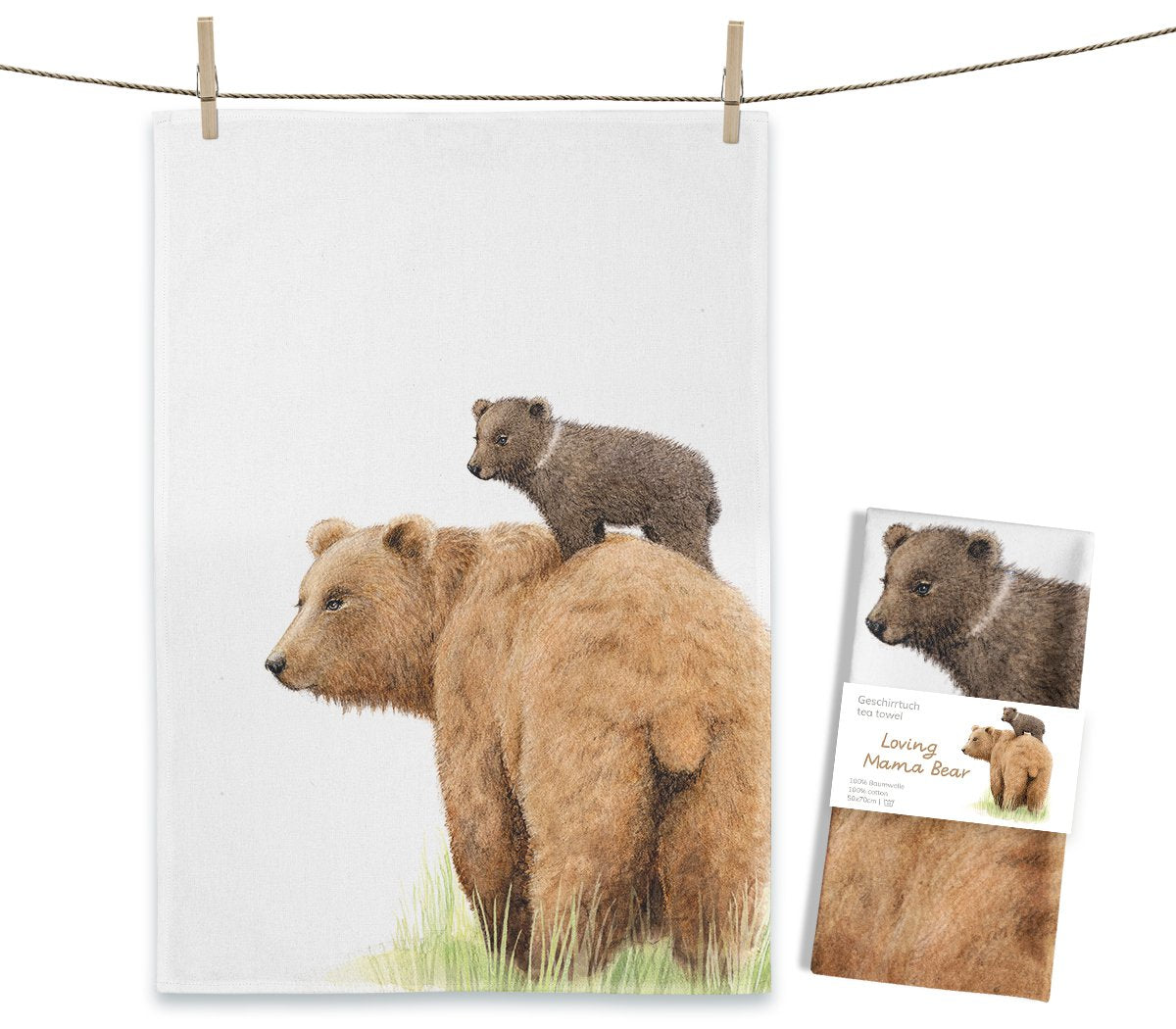 Geschirrtuch Loving Mama Bear