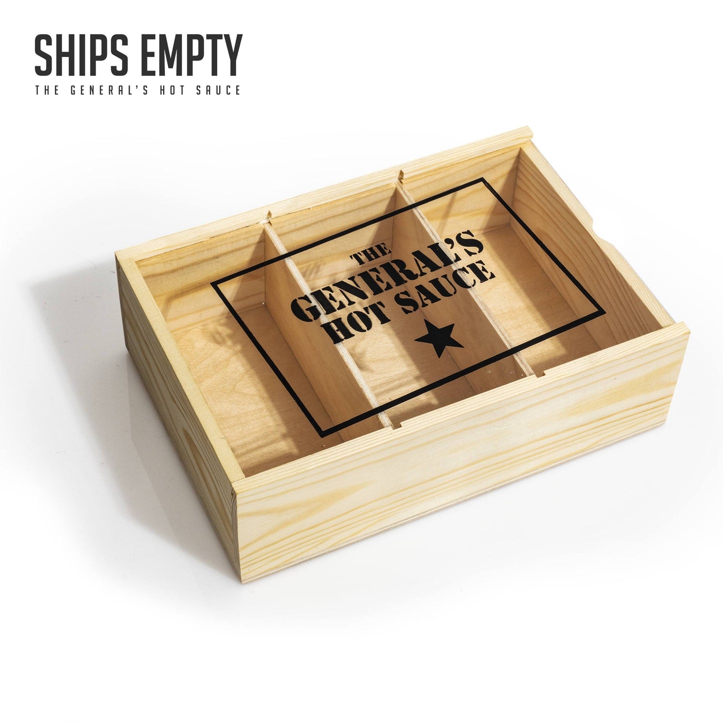 Geschenkbox leer ★ 1 - Star ★ The General's Hot Sauce