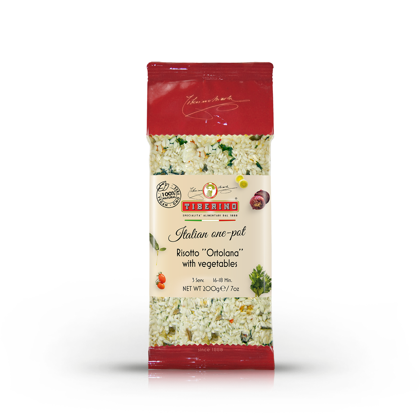 Risotto "Ortolana" mit Gemüse, kochfertiges Risotto - One Pot