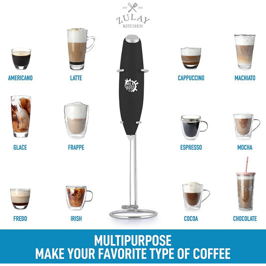 Milchaufschäumer mit Ständer von Milk Boss