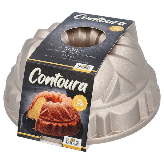 Aluguss- Gugelhupfform Contoura Krone 24cm mit Antihaftbeschichtung