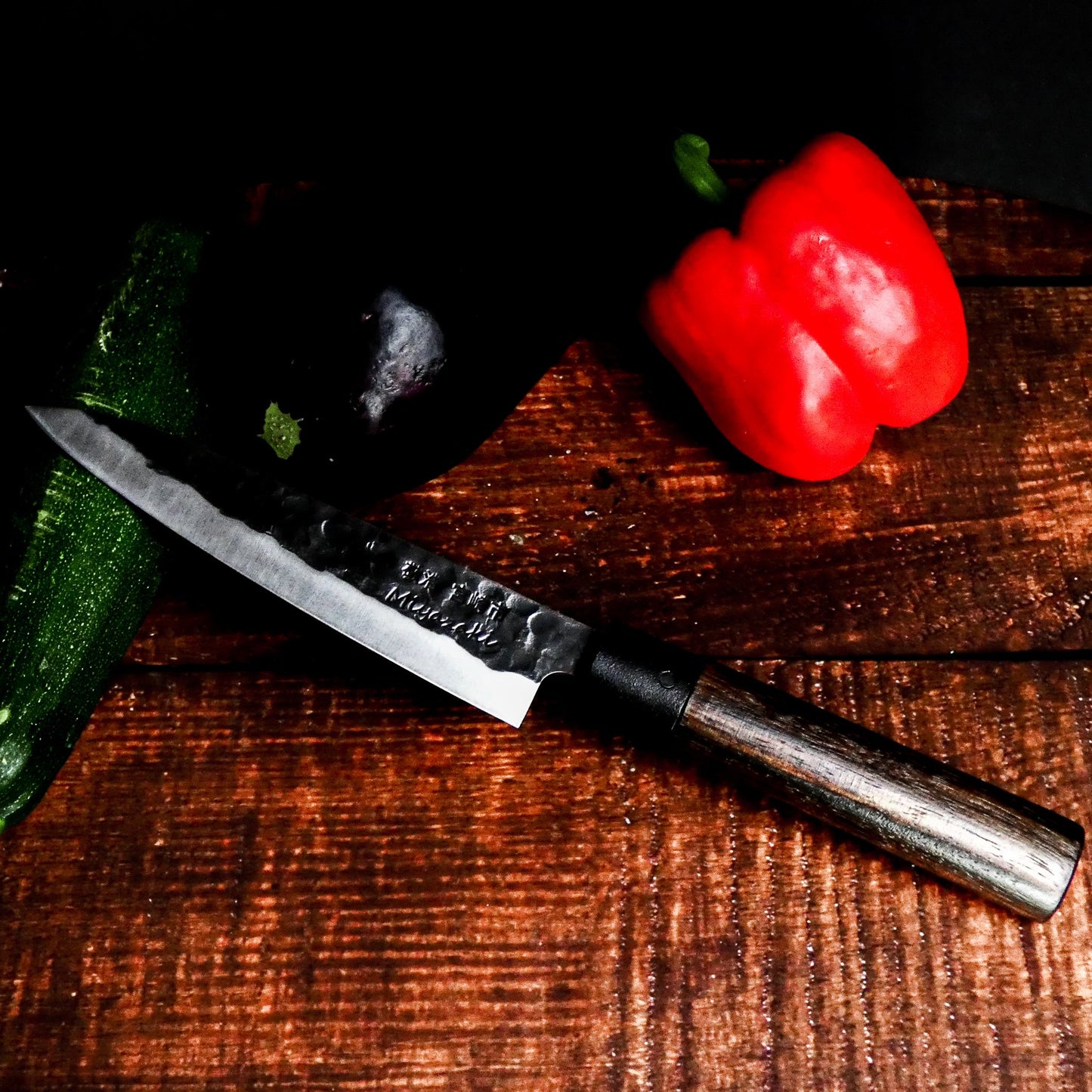 Kochmesser Gyotu 14,5cm TAKAHIRO MIYAZAKI - mit Griff aus Wenge