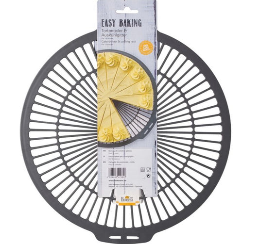 Tortenteiler & Auskühlgitter „Easy Baking“ von Birkmann